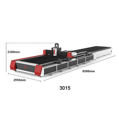 50HZ 380V CNC Laser Cutter For Steel , Durable Fibre Laser Metal Cutting Machine