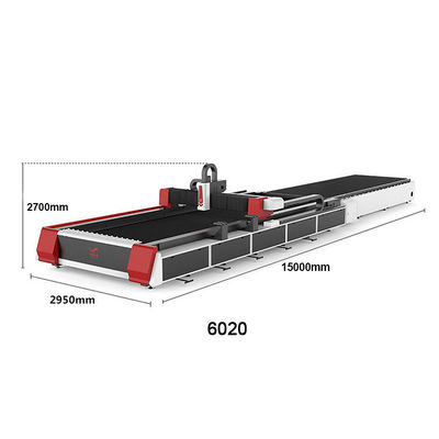 50HZ 380V CNC Laser Cutter For Steel , Durable Fibre Laser Metal Cutting Machine