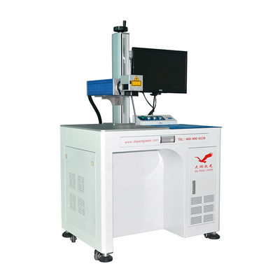 30W 50W 100W Desktop Fiber Laser Marker For Stainless Steel Carbon Steel