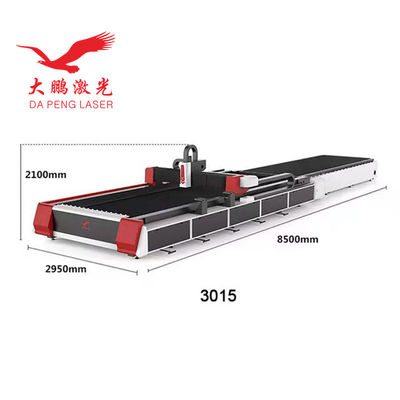 ISO Full Sheet Laser Cutting Machine Auto Feed With Exchange Platform