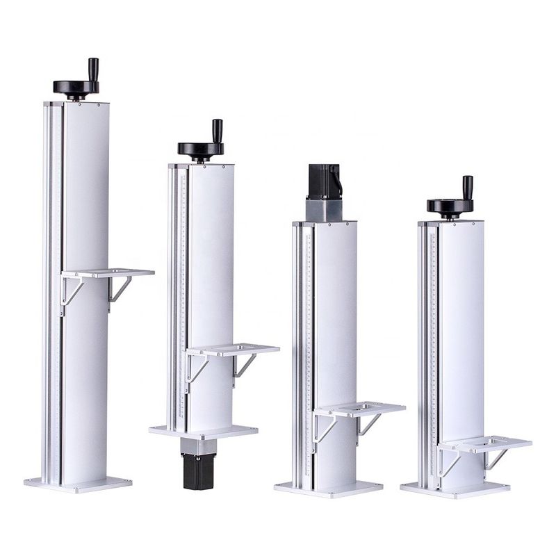 Marking Machine Laser Spare Parts , Electric 50cm Lifting Stand Column